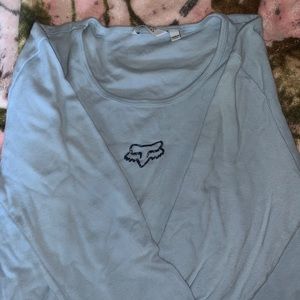 🌸Baby blue fox racing shirt🌺